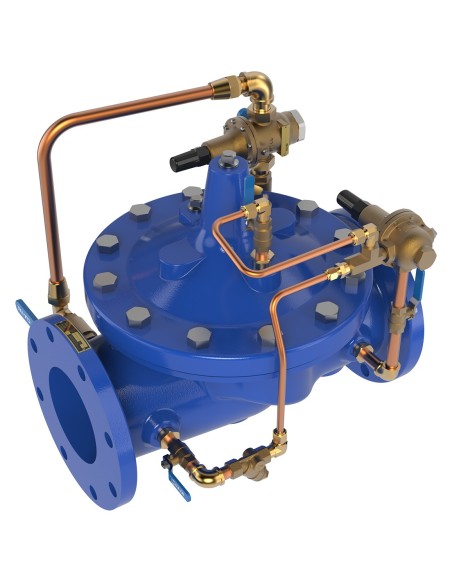 Hydraulic Pressure Control Valves - 90-48 & 690-48 Pressure Reducing Valve with Low Flow Bypass | Cla-Val | Philippopoulos s.a.