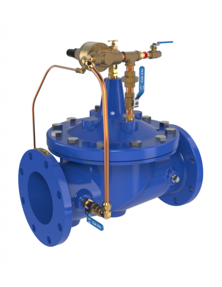 Hydraulic Pressure Control Valves - 50-33 & 650-33 Back Pressure Shutoff Safety Valve with Manual Reset | Cla-Val | Philippop...