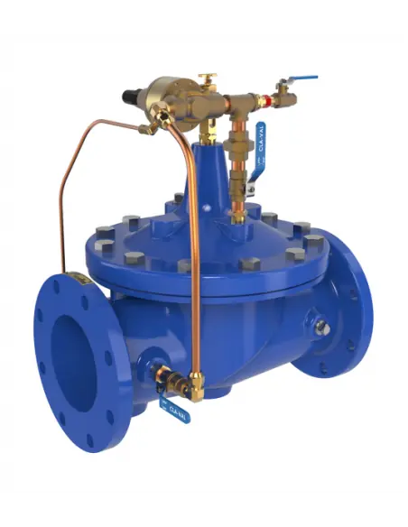 Hydraulic Pressure Control Valves - 50-33 & 650-33 Back Pressure Shutoff Safety Valve with Manual Reset | Cla-Val | Philippop...