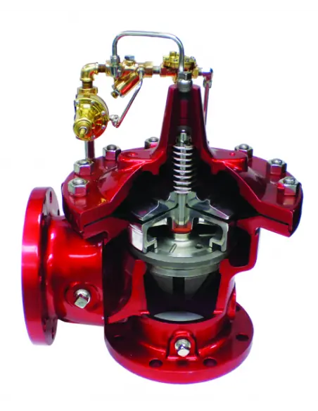 Fire Protection Pressure Relief Valve with Anti-Cavitation Trim - 50B-4KG1KOL & 2050B-4KG1KOL | Cla-Val | Philippopoulos s.a.