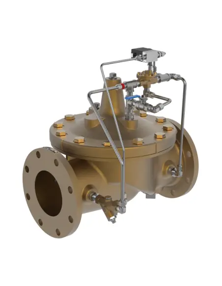 Fire Protection Solenoid Deluge Valve with Manual Bypass - 134-60 | Cla-Val | Philippopoulos s.a.