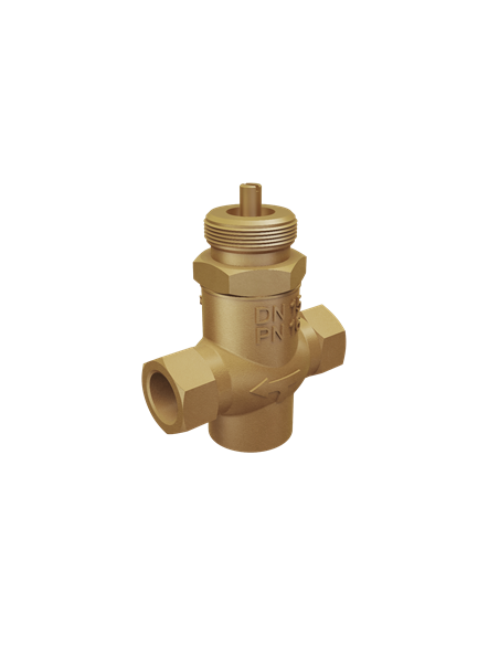 Control valve 2 Way Linear DN 15/6-20mm - Gun Metal | Clorius Controls