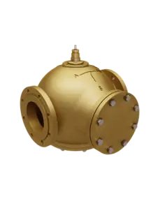 Control valve 2-way DN 65-150mm Reverse acting for cooling applications - Gun Metal | Clorius Controls | Philippopoulos s.a.