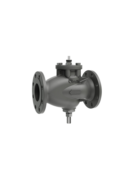 Θερμοστατική βαλβίδα DN 100-150mm Reverse acting for cooling applications - Cast Steel | Clorius Controls