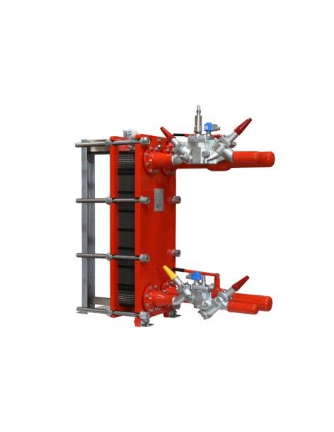 Semi-welded plate heat exchanger for industrial refrigeration ammonia applications | Sondex/Danfoss