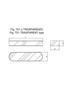 Δείκτης Στάθμης Υγρών (Υαλοστάσιο) με ραβδωτό γυαλί (Reflex Βorosilcate) Fival τύπος T01 | Φιλιππόπουλος α.ε.