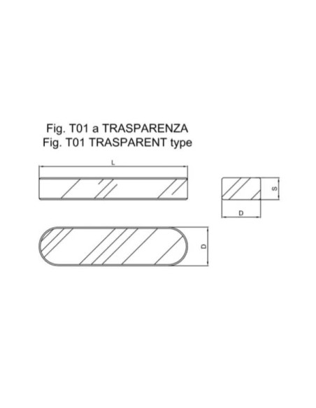 Δείκτης Στάθμης Υγρών (Υαλοστάσιο) με ραβδωτό γυαλί (Reflex Βorosilcate) Fival τύπος T01 | Φιλιππόπουλος α.ε.