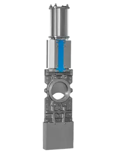 Knife Gate Valve - T300 - THROUGH CONDUIT | Zubi | Philippopoulos s.a.