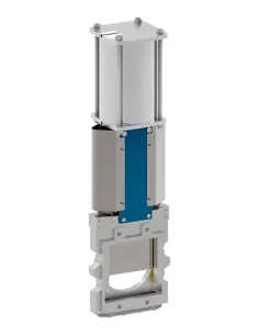 Knife Gate Valve - RC - ROUND SQUARE | Zubi | Philippopoulos s.a.