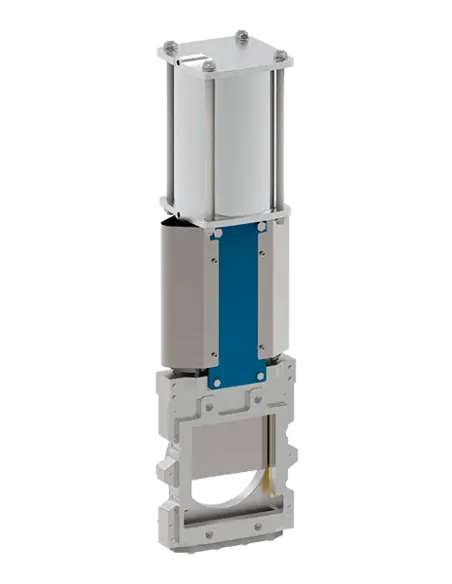 Knife Gate Valve - RC - ROUND SQUARE | Zubi | Philippopoulos s.a.