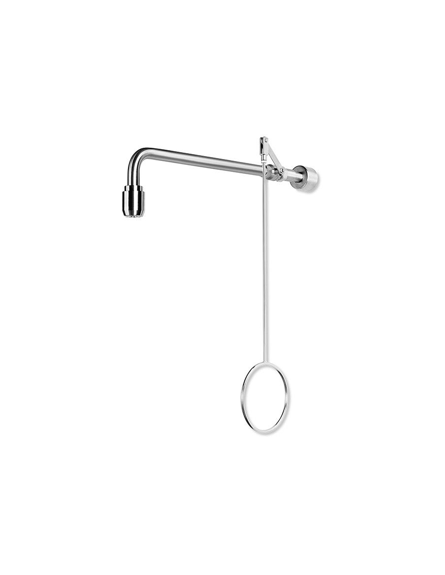 Body safety shower stainless steel, wall mounted recessed version - PremiumLine - BR 081 095 | B-Safety