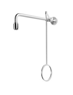 Body safety shower stainless steel, wall mounted exposed version - PremiumLine - BR 082 095 | B-Safety - B-Safety