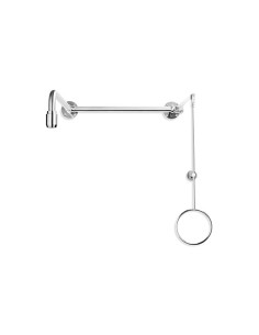 Body safety shower stainless steel, above door installation - PremiumLine - BR 084 095 | B-Safety - B-Safety
