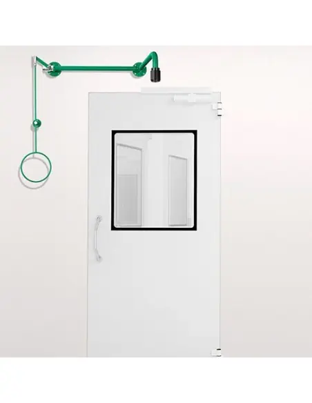 Variable body safety shower above door installation, exposed pipework - ClassicLine - BR 084 085 / V | B-Safety | Philippopou...