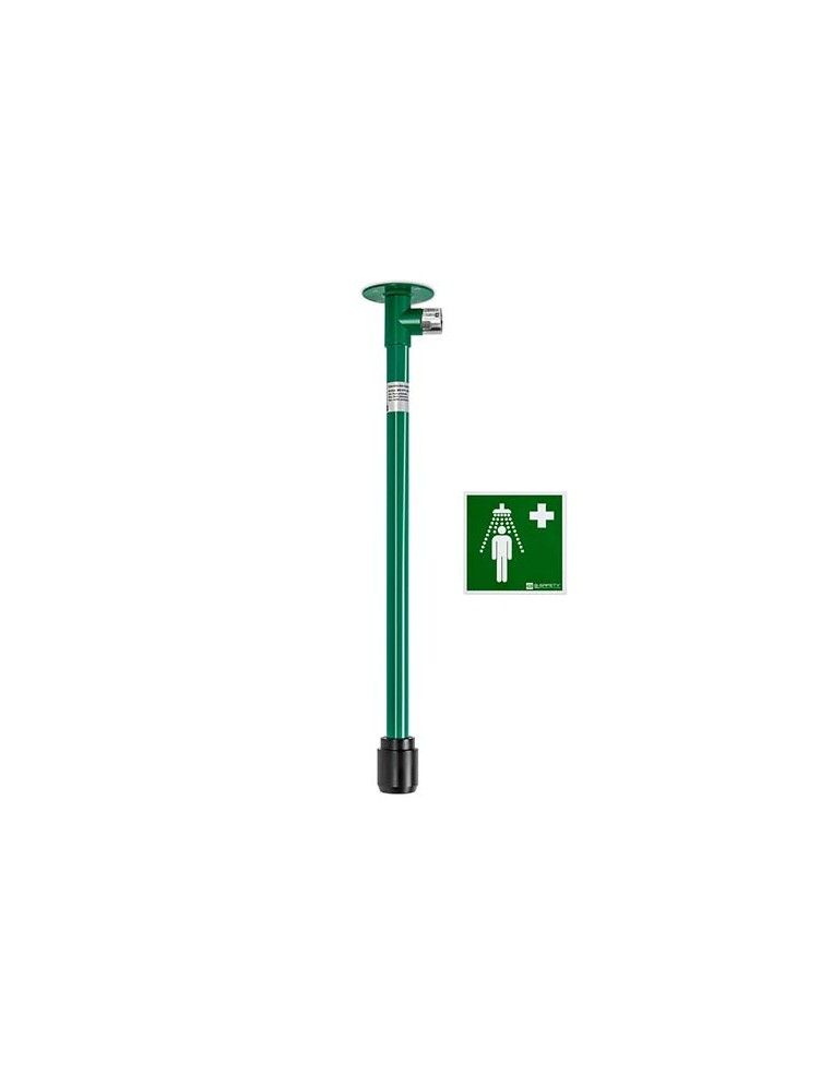 Body safety shower ceiling mounted, exposed pipework - ClassicLine - BR 073 085 | B-Safety
