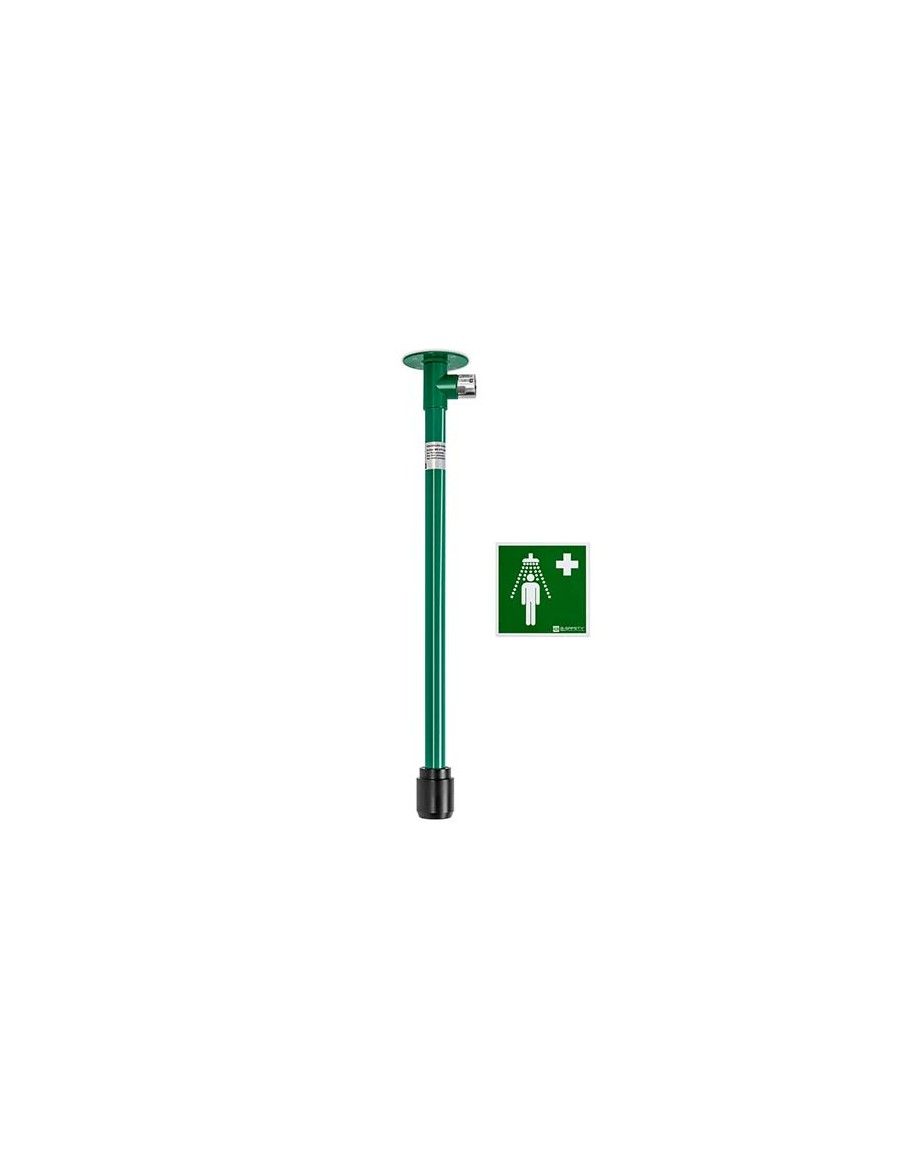 Variable Body safety shower ceiling mounted, exposed pipework - ClassicLine - BR 073 085 / V | B-Safety