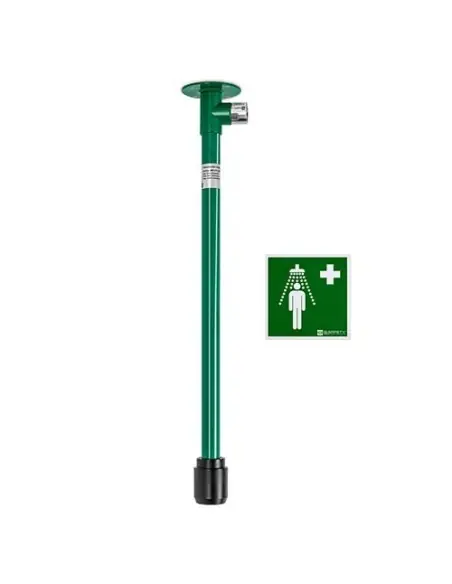 Variable Body safety shower ceiling mounted, exposed pipework - ClassicLine - BR 073 085 / V | B-Safety | Philippopoulos s.a.