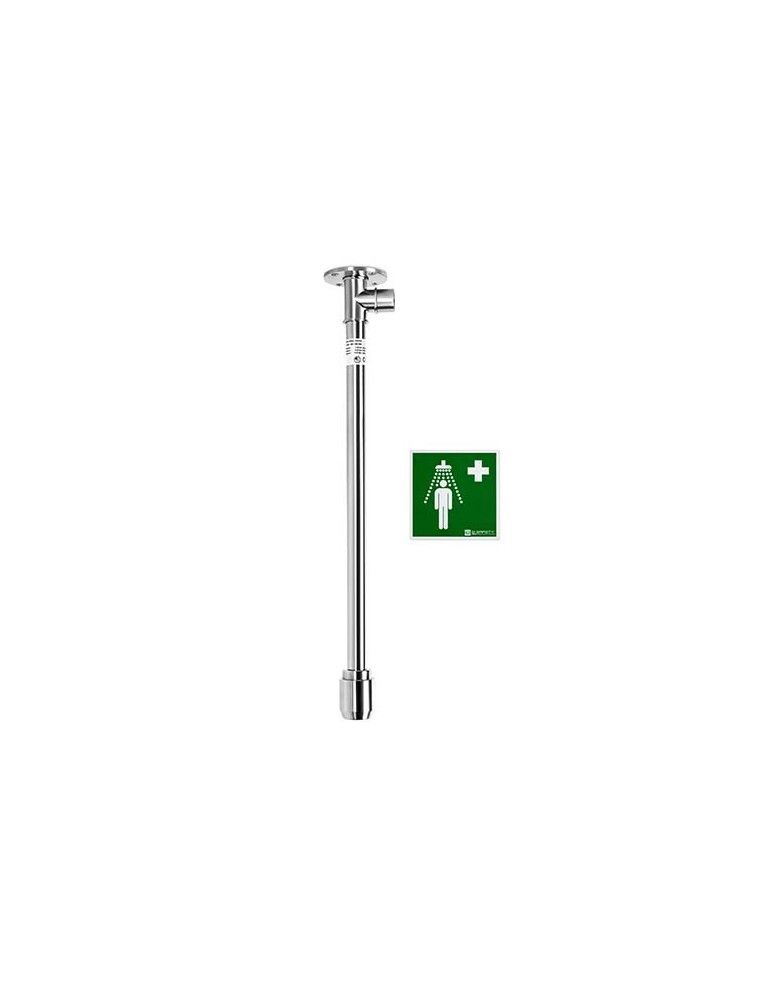 Variable Body safety shower ceiling mounted, exposed pipework - PremiumLine - BR 073 095 / V | B-Safety