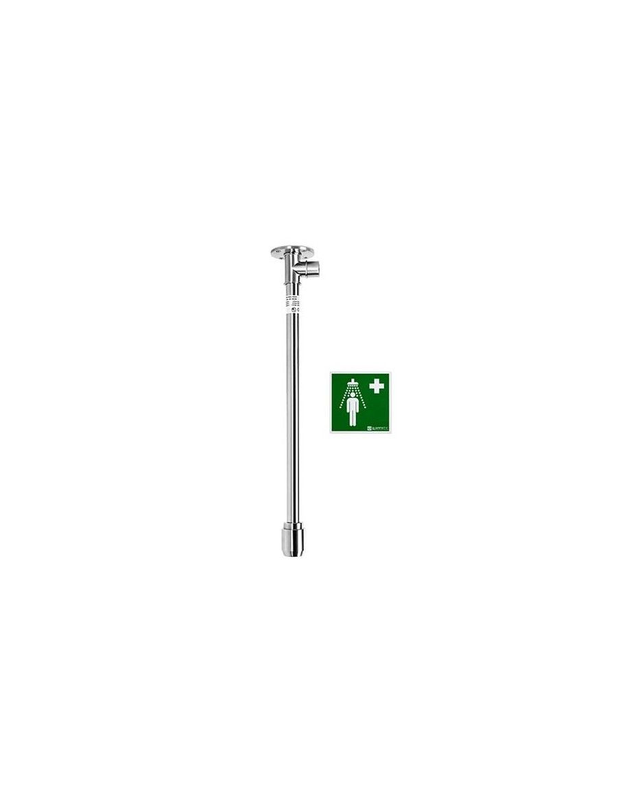 Variable Body safety shower ceiling mounted, exposed pipework - PremiumLine - BR 073 095 / V | B-Safety