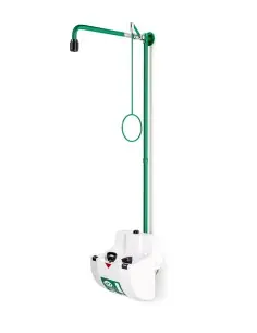 Emergency shower wall mounted, with eye/face wash unit with bowl & lid - ClassicLine - BR 868 085 | B-Safety | Philippopoulos...