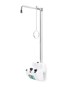 Emergency shower with eye/face wash unit with bowl and lid - PremiumLine - BR 868 095 | B-Safety - B-Safety