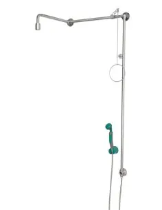 Emergency shower body safety shower with hand-held eye shower - PremiumLine - BR 873 095 | B-Safety | Philippopoulos s.a.
