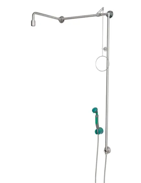 Emergency shower body safety shower with hand-held eye shower - PremiumLine - BR 873 095 | B-Safety | Philippopoulos s.a.