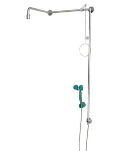 Emergency shower body safety shower with hand-held eye shower - PremiumLine - BR 874 095 | B-Safety | Philippopoulos s.a.
