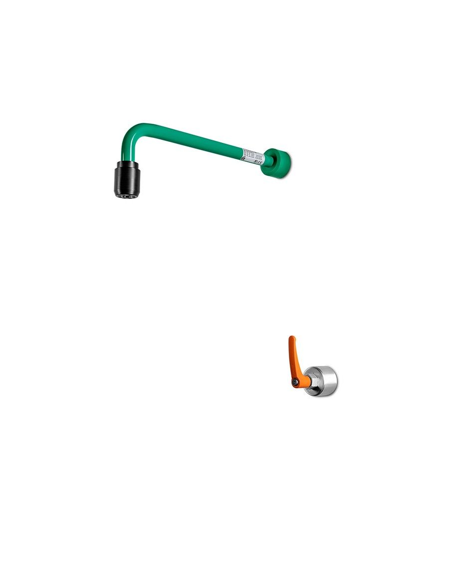 Frost-protected self-draining body safety shower - ClassicLine - BR 885 085 | B-Safety