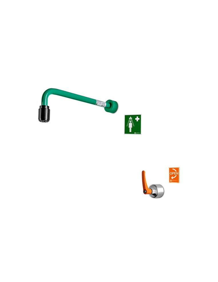 Frost-protected self-draining body safety shower - ClassicLine - BR 885 085 | B-Safety