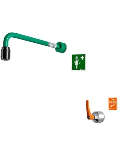 Frost-protected self-draining body safety shower - ClassicLine - BR 885 085 | B-Safety | Philippopoulos s.a.