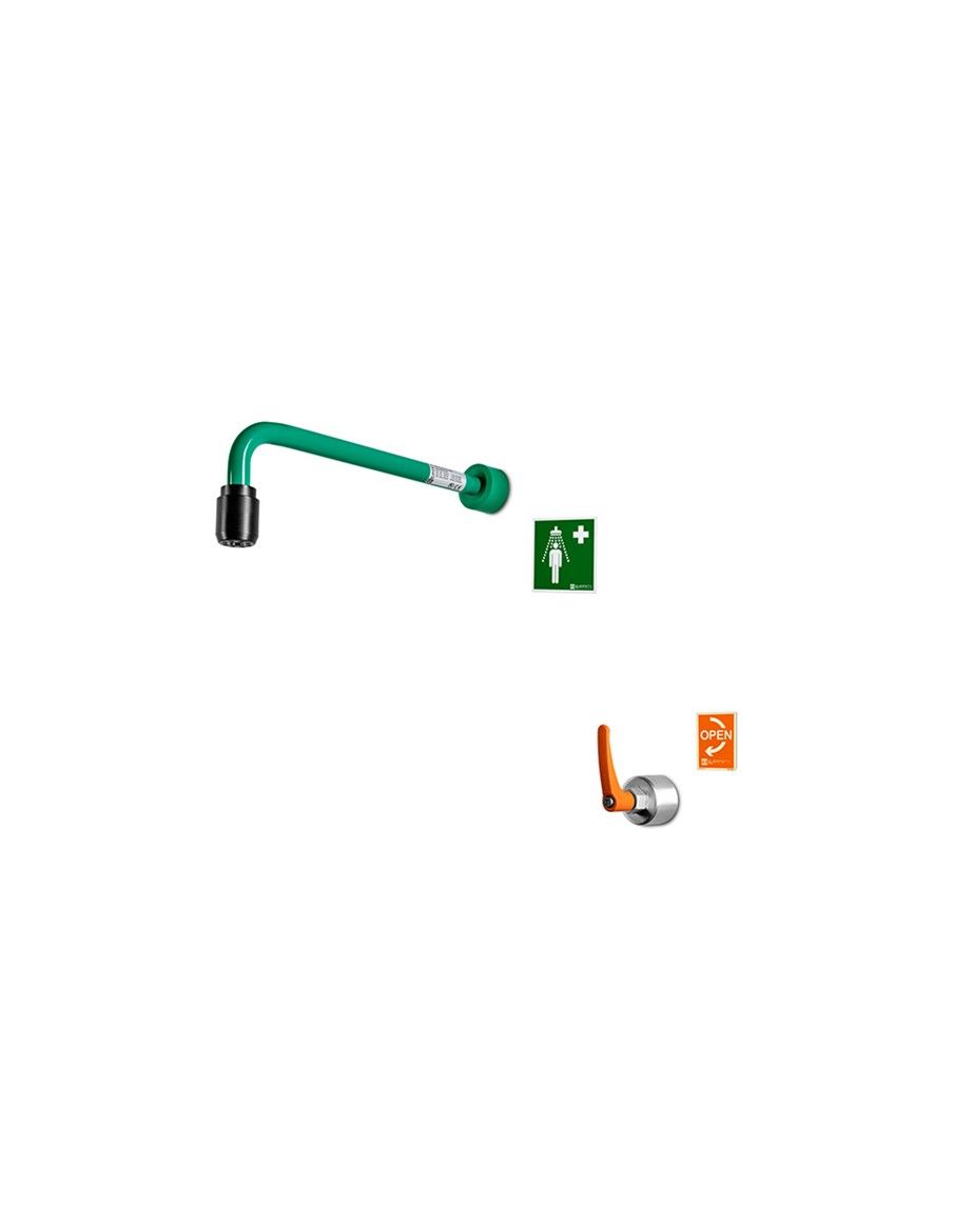 Frost-protected self-draining body safety shower - ClassicLine - BR 885 085 | B-Safety