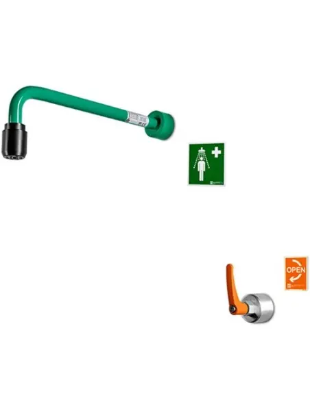 Frost-protected self-draining body safety shower - ClassicLine - BR 885 085 | B-Safety | Philippopoulos s.a.