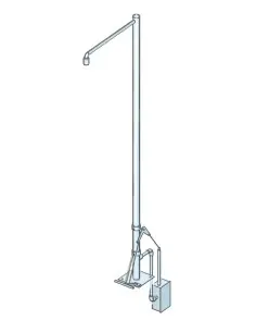 Frostprotected self-draining body safety shower - PremiumLine - BR 830 395 | B-Safety | Philippopoulos s.a.