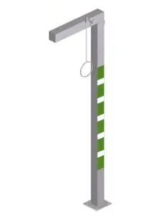 Frostprotected heated body safety shower - PremiumLine - BR 810 095 | B-Safety | Philippopoulos s.a.