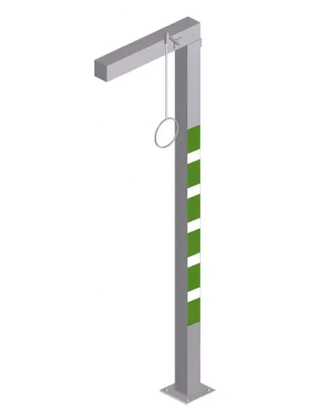 Frostprotected heated body safety shower - PremiumLine - BR 810 095 | B-Safety | Philippopoulos s.a.