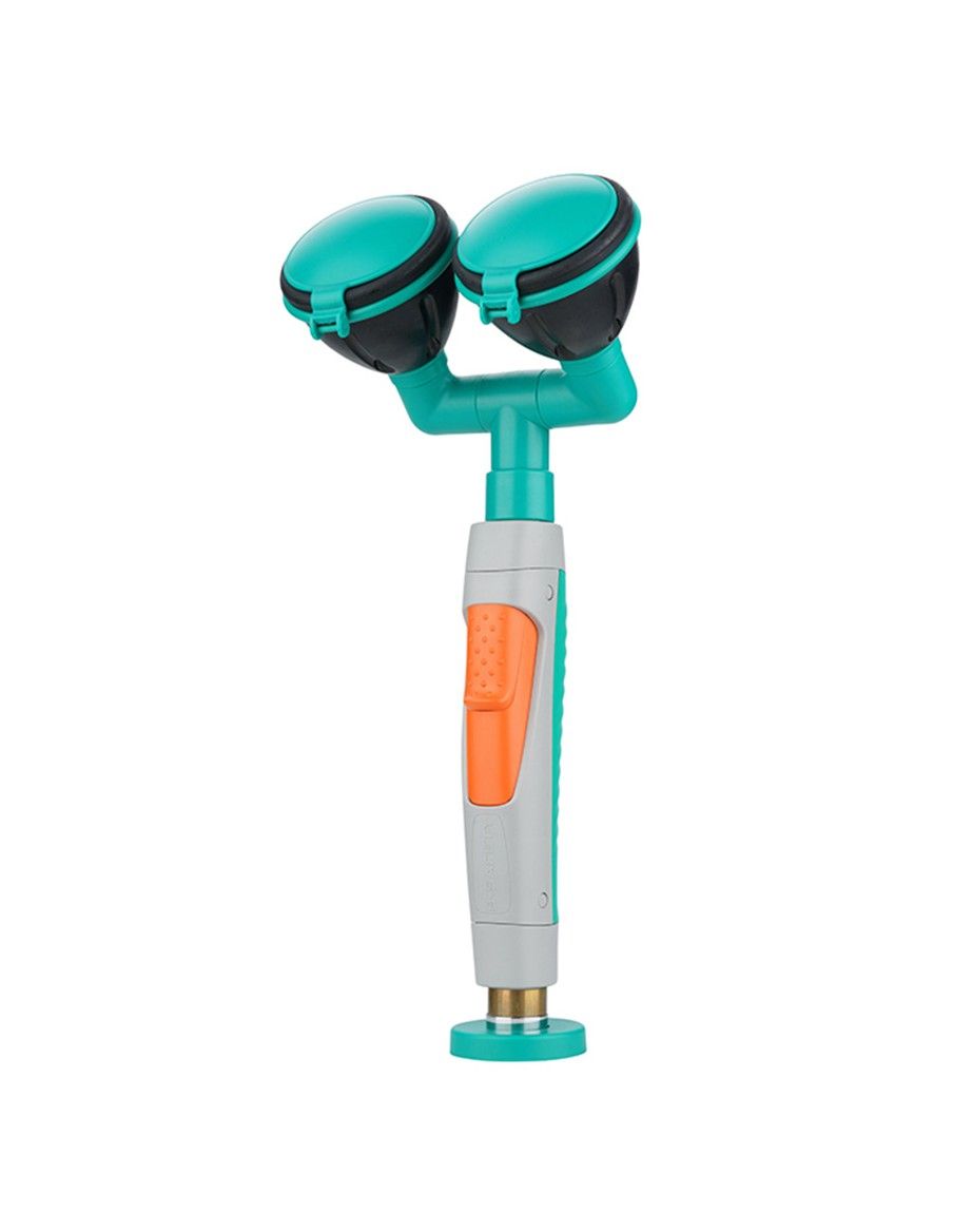 Hand-held eye shower with two spray head 45° - ClassicLine - BR 714 020 | B-Safety