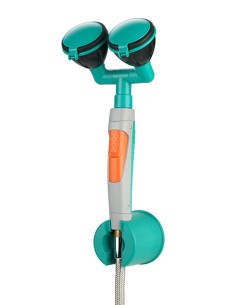 Hand-held eye shower with two spray head 45° - ClassicLine - BR 714 025 | B-Safety - B-Safety