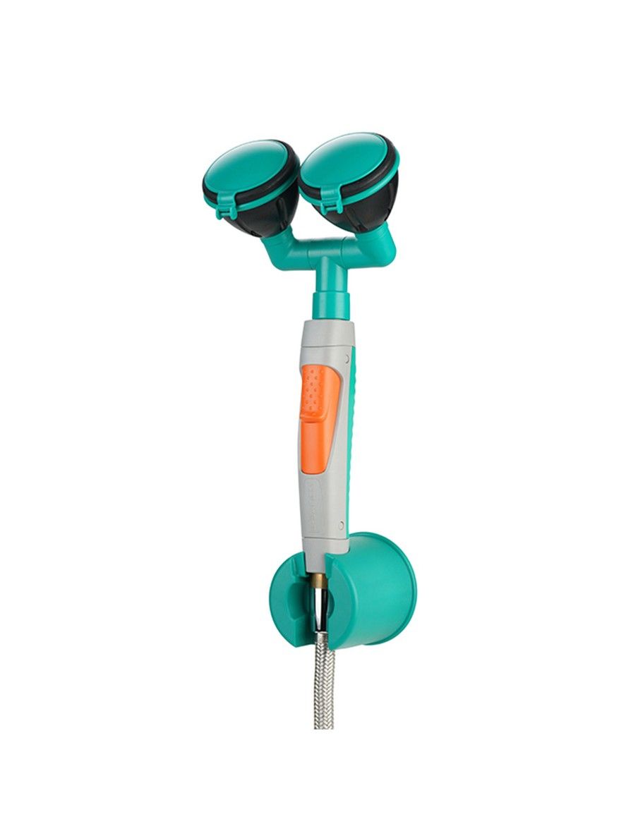 Hand-held eye shower with two spray head 45° - ClassicLine - BR 714 025 | B-Safety