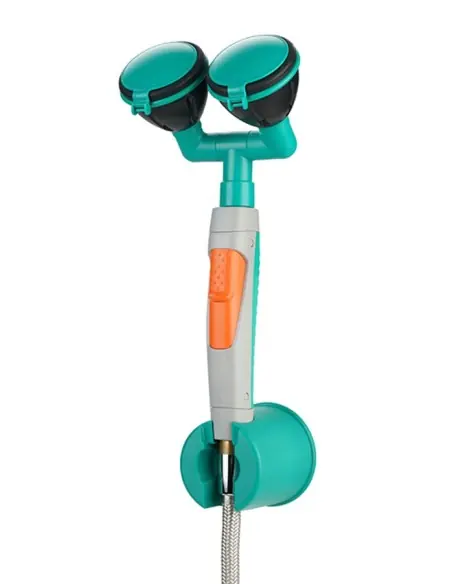 Hand-held eye shower with two spray head 45° - ClassicLine - BR 714 025 | B-Safety | Philippopoulos s.a.