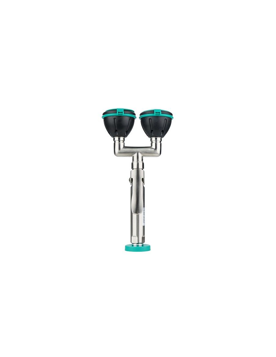 Hand-held eye shower with two spray head - PremiumLine -BR 719 020 | B-Safety
