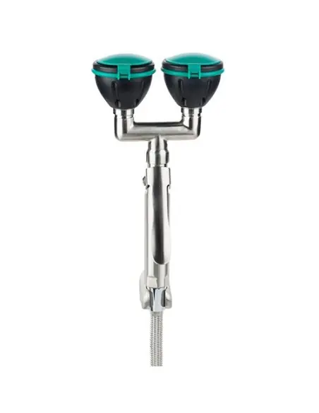 Hand-held eye shower with two spray head - PremiumLine - BR 719 030 | B-Safety | Philippopoulos s.a.