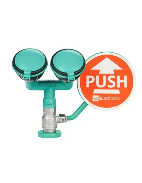 Safety eye shower with two spray heads 45° - ClassicLine - BR 200 085 | B-Safety | Philippopoulos s.a.