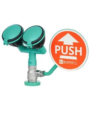 Safety eye shower with two spray heads 45° - ClassicLine - BR 200 085 | B-Safety | Philippopoulos s.a.