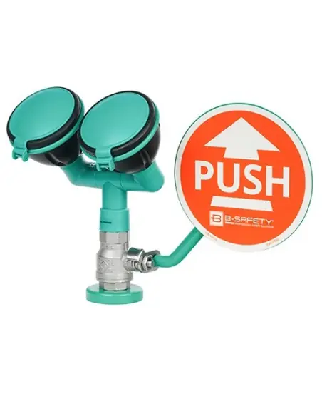 Safety eye shower with two spray heads 45° - ClassicLine - BR 200 085 | B-Safety | Philippopoulos s.a.