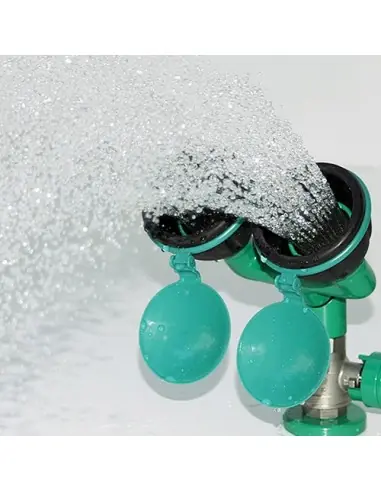 Safety eye shower with two spray heads 45° - ClassicLine - BR 200 085 | B-Safety | Philippopoulos s.a.