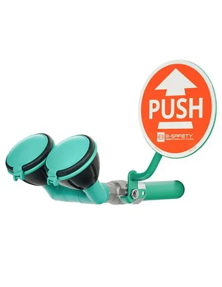 Safety eye shower with two spray heads 45° - ClassicLine - BR 210 085 | B-Safety | Philippopoulos s.a.