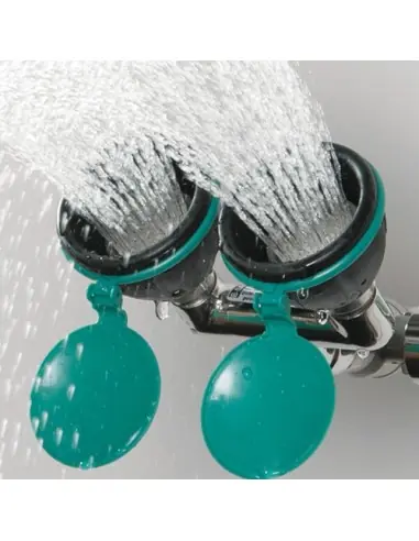Safety eye shower with two spray heads 45° - ClassicLine - BR 210 085 | B-Safety | Philippopoulos s.a.