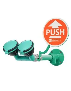 Safety eye shower with two spray heads 45° - ClassicLine - BR 250 085 | B-Safety | Philippopoulos s.a.