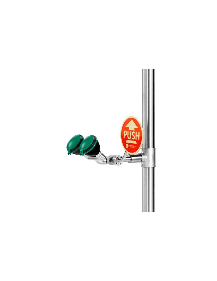 Safety eye shower with two spray heads 45° - PremiumLine - BR 210 095 | B-Safety